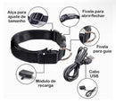 Coleira Led para Cachorros - Recarregável USB