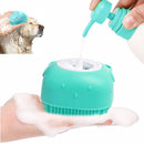 Escova de Banho Pet Silicone Super Macia para Cachorro